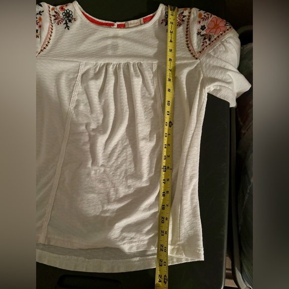 Altar'd State White Top with Floral Embroidery - Picture 7 of 7